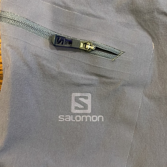 Salomon size 12 shorts. Excellent condition! Grayish/purple in color. - Picture 2 of 4